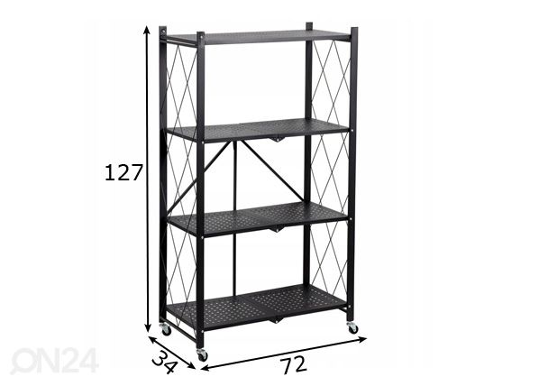 Riiul 72 cm mõõdud