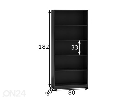 Riiul 80 cm mõõdud