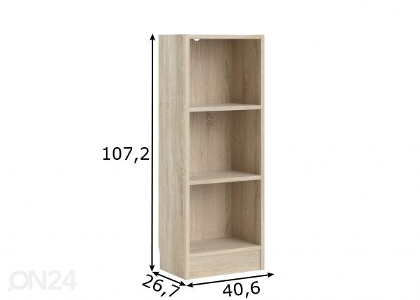Riiul Basic mõõdud