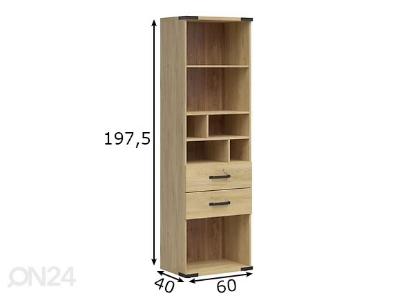 Riiul Chester mõõdud