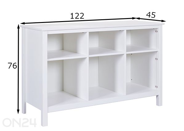 Riiul Chilly Home 122 cm mõõdud