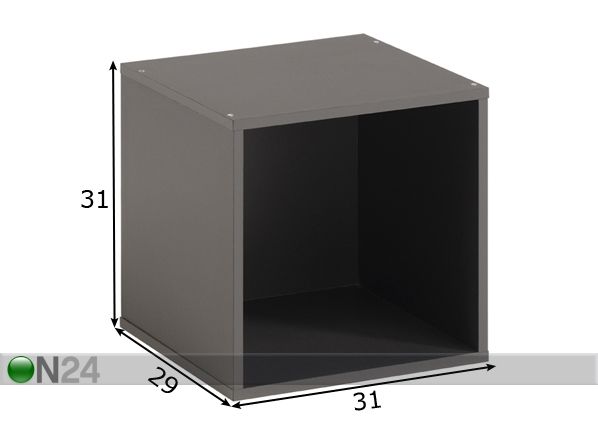 Riiul Kubikub mõõdud