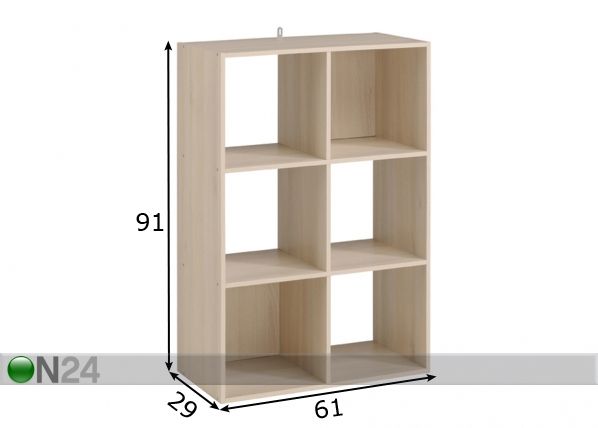 Riiul Kubikub mõõdud