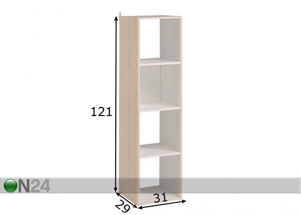 Riiul Kubikub mõõdud