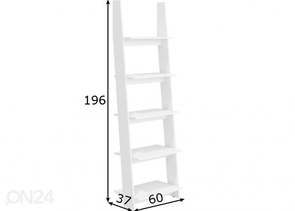 Riiul Mallow 60 cm mõõdud