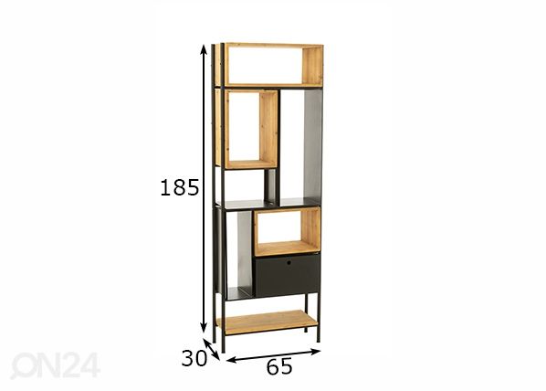 Riiul Tina 65 cm mõõdud