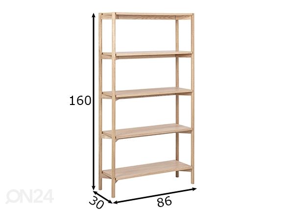 Riiul Wood mõõdud
