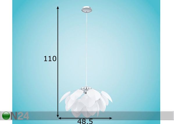 Rippvalgusti Akacia mõõdud