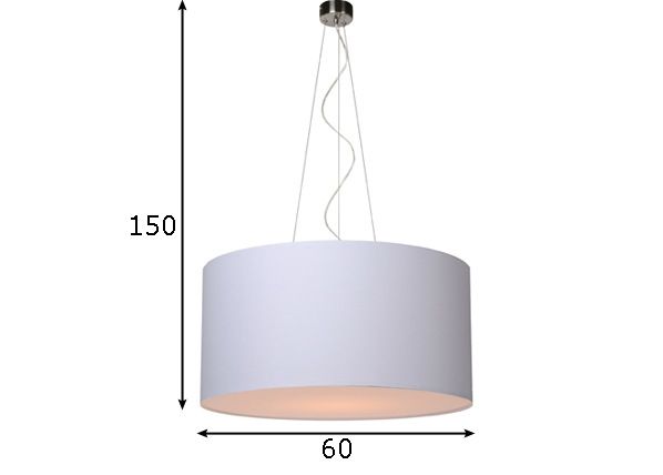 Rippvalgusti Coral mõõdud