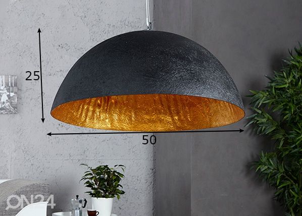 Rippvalgusti Glow Ø 50 cm mõõdud