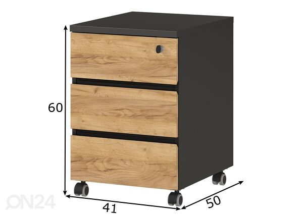 Sahtliboks Lissabon 41 cm mõõdud