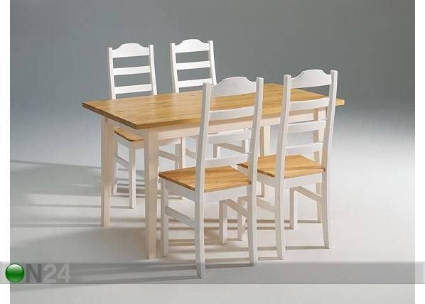 Scala söögilaud ja 4 tooli