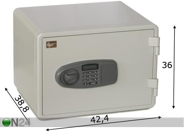 Seif ES-020 mõõdud