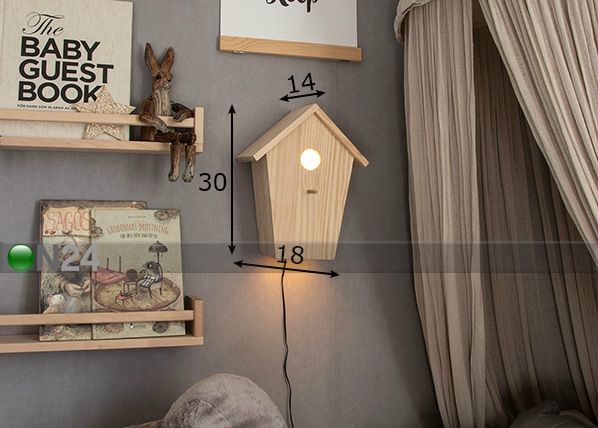 Seina- ja laualamp Cuckoo mõõdud