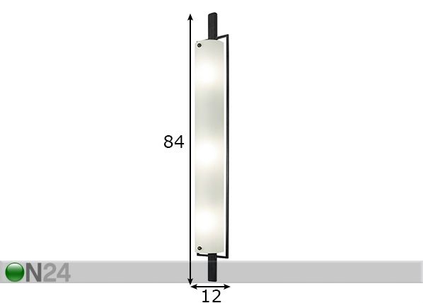 Seina-/laelamp Derewno mõõdud