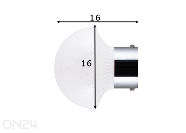 Seina-/laelamp Fungo mõõdud