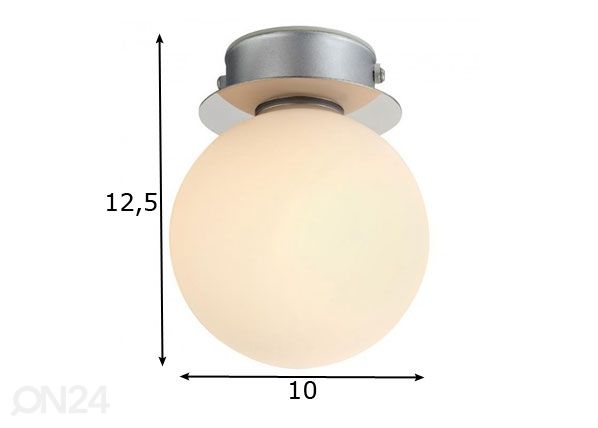 Seina/laelamp Mini mõõdud