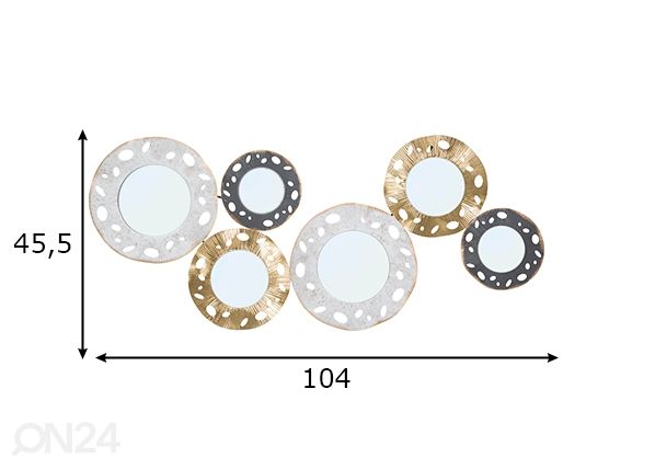 Seinadekoratsioon Gloty 104x45,5 cm mõõdud