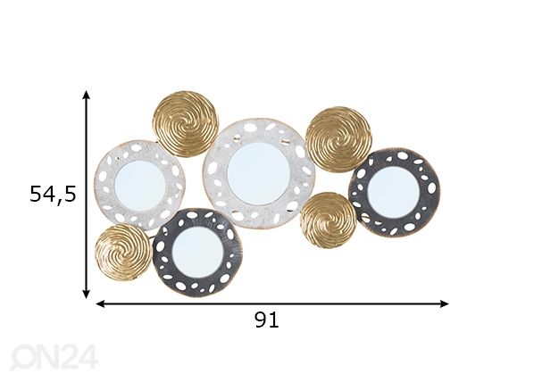 Seinadekoratsioon Gloty 91x54,5 cm mõõdud