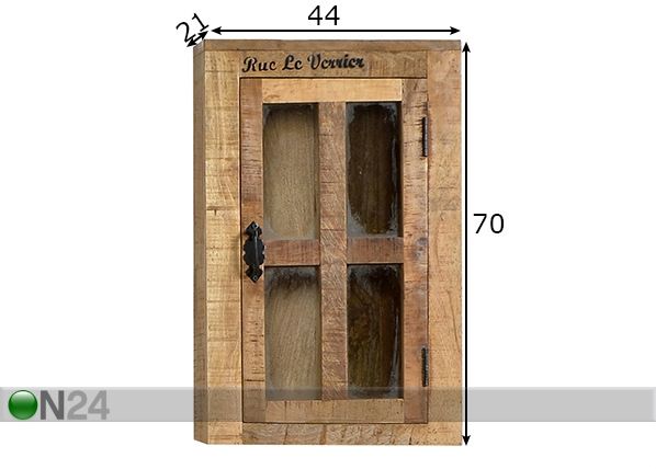 Seinakapp Rustic mõõdud