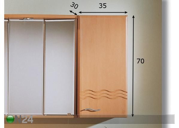 Seinakapp Surf mõõdud