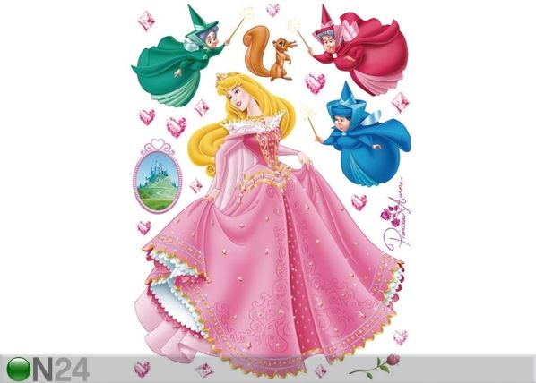 Seinakleebis Disney Aurora 65x85 cm