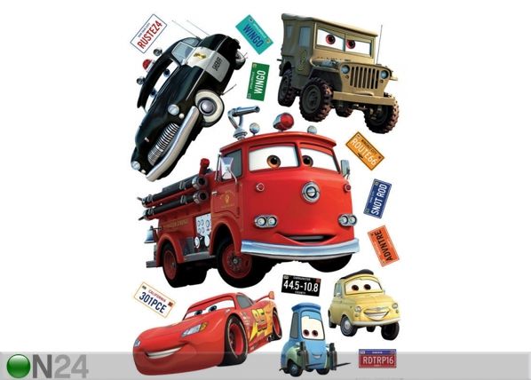 Seinakleebis Disney Cars 65x85 cm