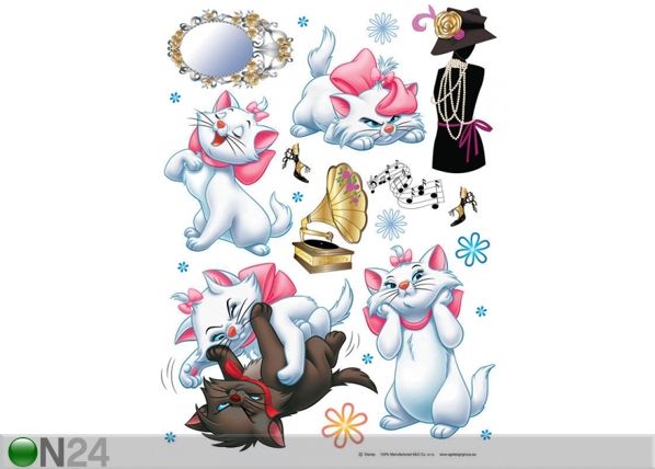 Seinakleebis Disney cats 65x85 cm