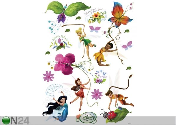 Seinakleebis Disney fairies 1, 65x85 cm