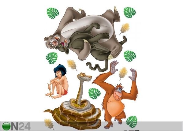 Seinakleebis Disney Jungle Book 65x85 cm