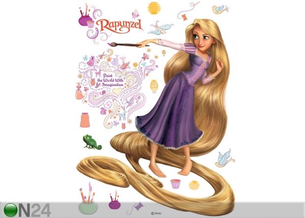 Seinakleebis Disney Locika paints 65x85 cm