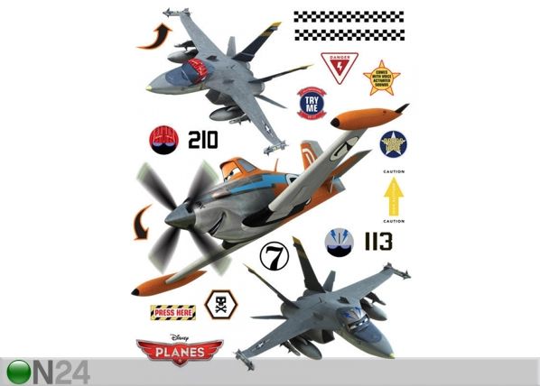 Seinakleebis Disney planes 1, 65x85 cm
