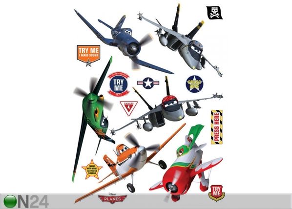 Seinakleebis Disney planes 2, 65x85 cm