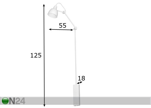 Seinalamp Aida, 14 cm mõõdud