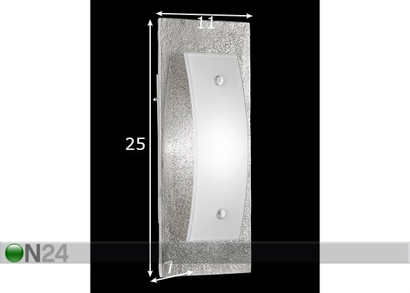 Seinalamp Bondy LED mõõdud