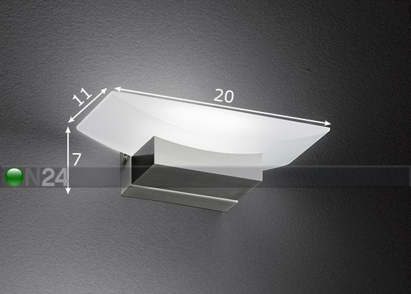 Seinalamp Bowl LED mõõdud
