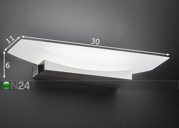 Seinalamp Bowl LED mõõdud