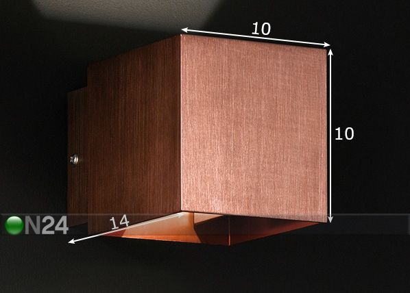 Seinalamp Box LED mõõdud