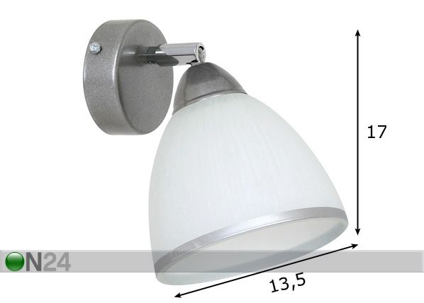 Seinalamp Bumer mõõdud