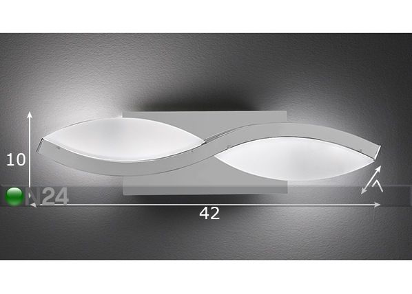 Seinalamp Freya LED mõõdud