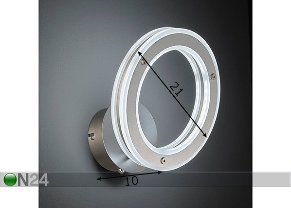 Seinalamp Kreis LED mõõdud