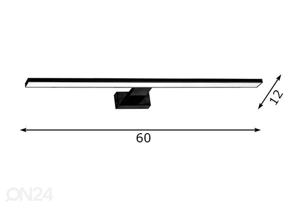 Seinalamp LED 13,8 W mõõdud