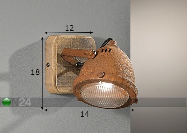 Seinalamp Old mõõdud