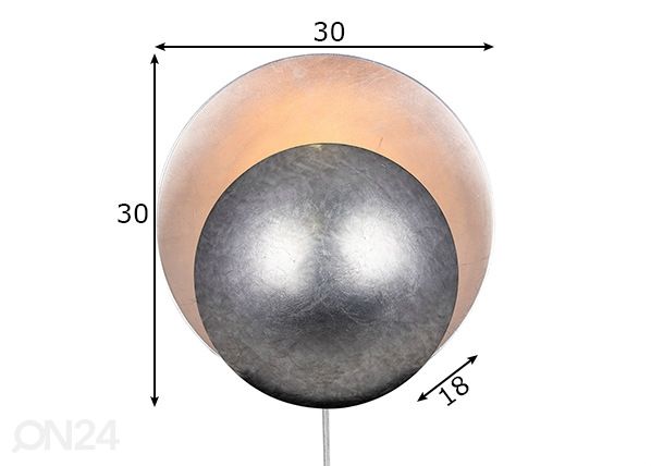 Seinalamp Orbit mõõdud