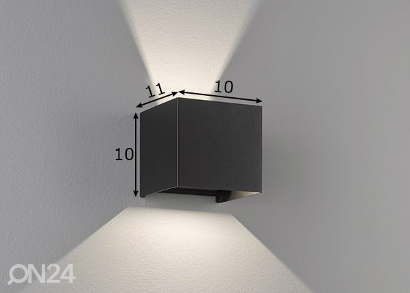 Seinalamp Wall LED mõõdud