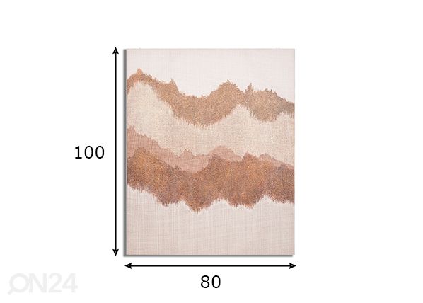 Seinamaal Browny 80x100 cm mõõdud
