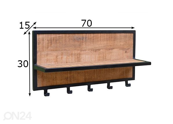 Seinanagi Caro 70 cm mõõdud