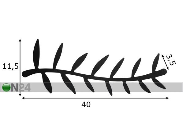 Seinanagi Leaf mõõdud
