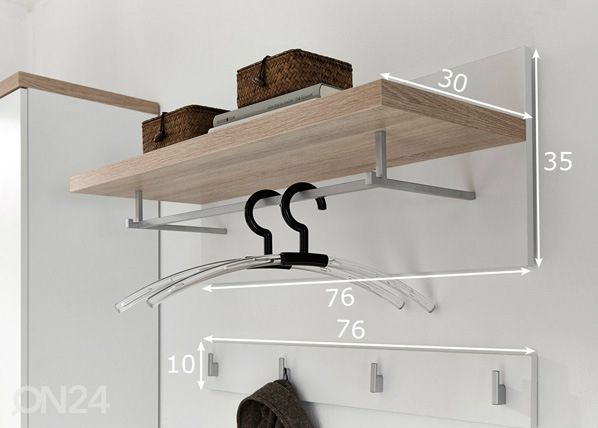 Seinanagide komplekt Top mõõdud