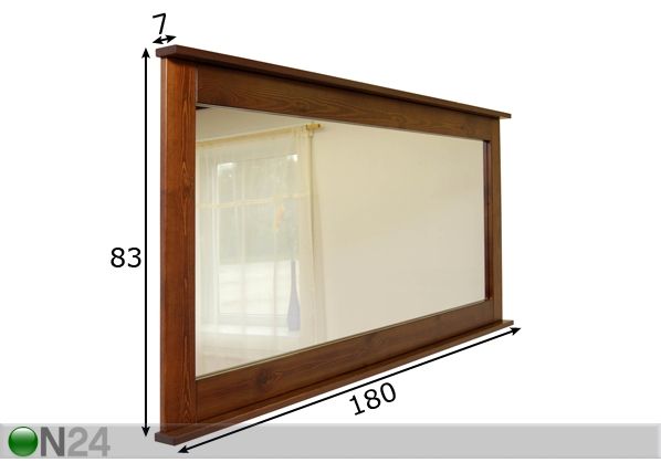 Seinapeegel 180x83 cm mõõdud